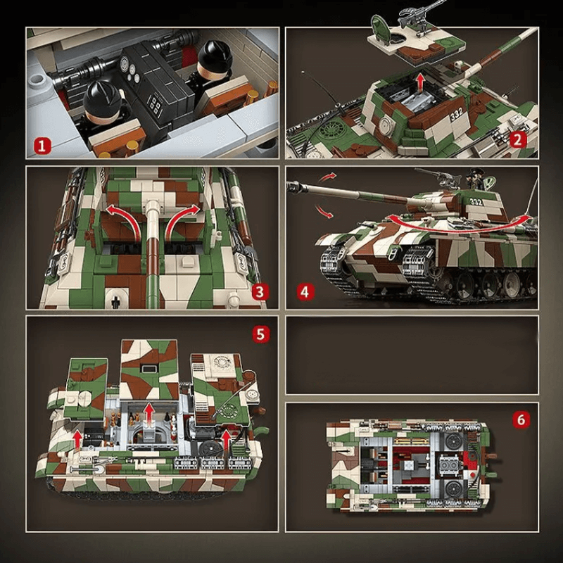 Panther Tank 2135pcs