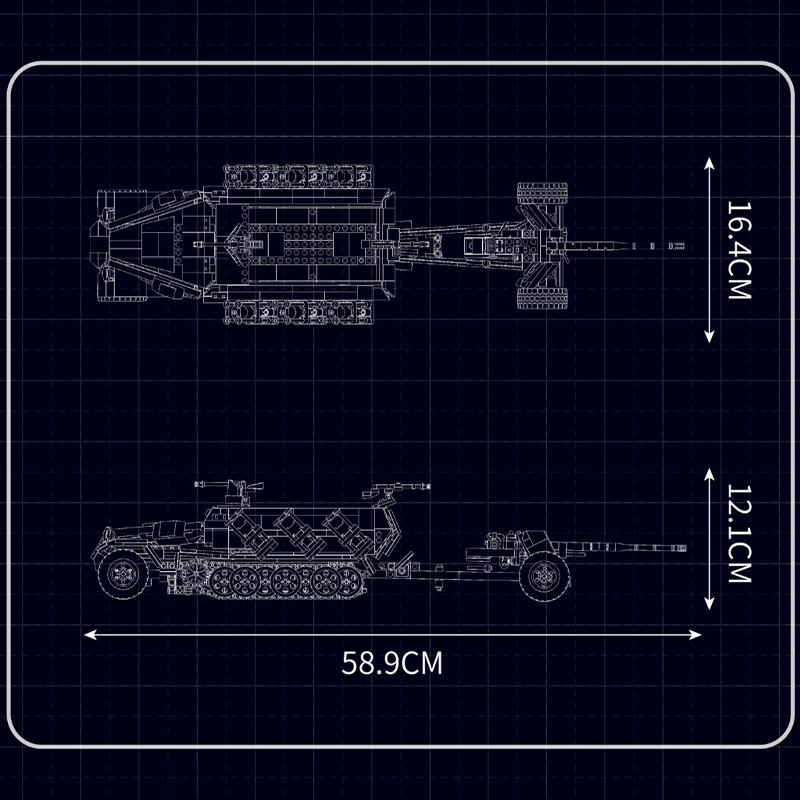 KFZ 251 Half Track 1297pcs