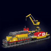 EMD SD40 Freight Train With Crane 1169pcs