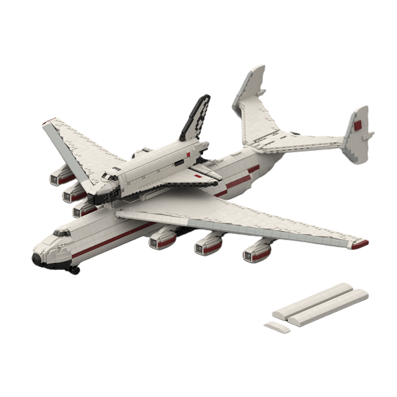 1:110 Buran with Antonov AN-225 Carrierplane 4176pcs