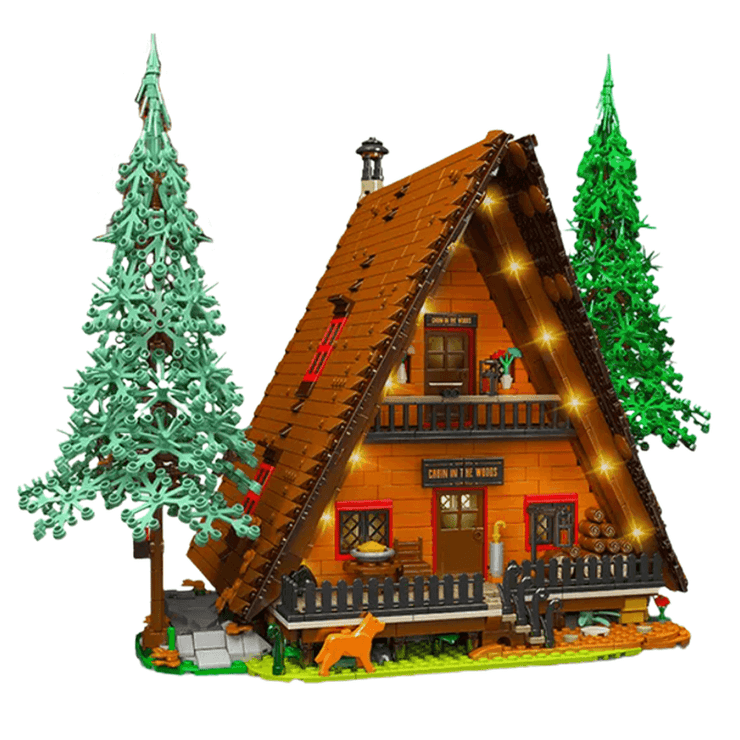 Wooden Cabin In The Woods 3397pcs