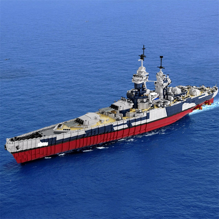 French Battleship Richelieu 10803pcs