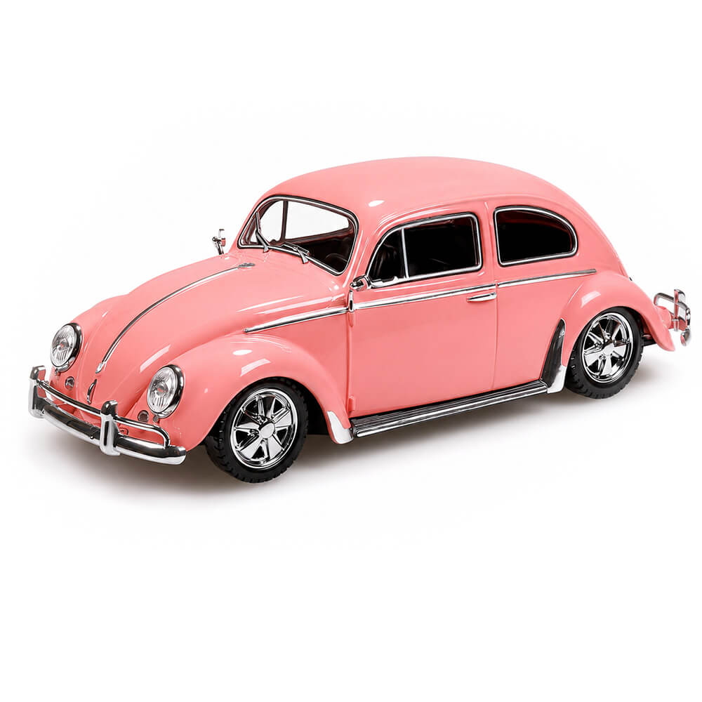 Tuned Coral Pink Volkswagen Beetle 1:32 Scale - Construction Set