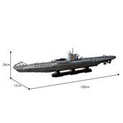 U-Boat Type VIIC 4565pcs