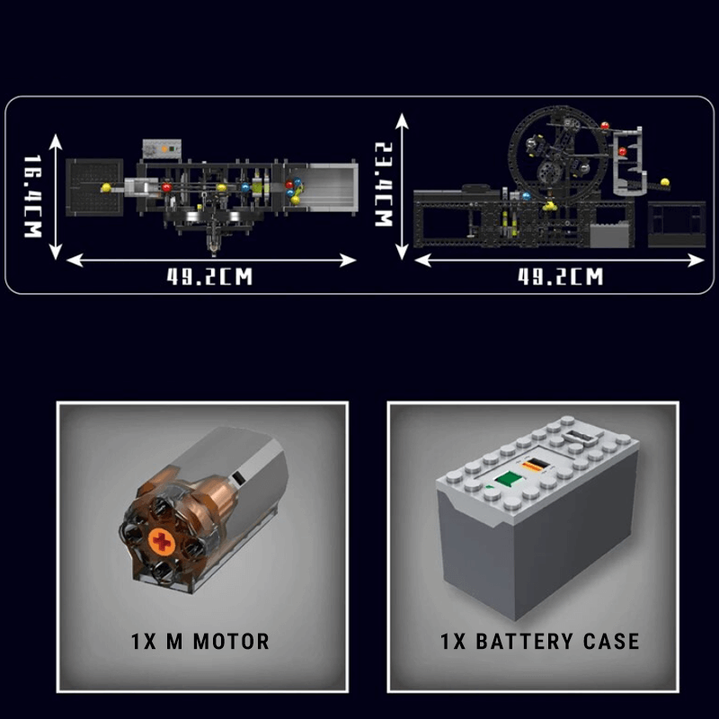 Motorised Planetary GBC 1008pcs