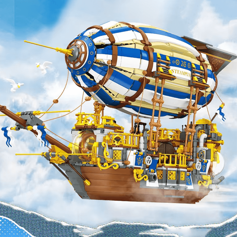 SteamPunk Airship 3271pcs