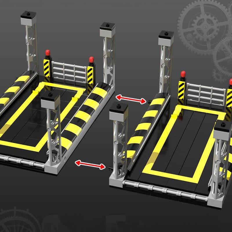 Modular 1:18 Scale Car Park 190pcs