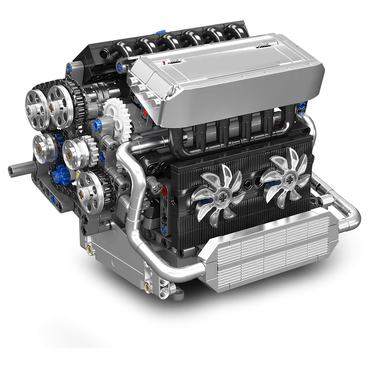 Motorised Inline 6 Bavarian Engine 743pcs
