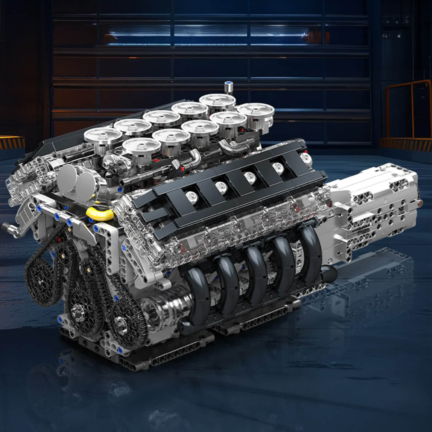 V10 Naturally Aspirated Japanese Engine 1833pcs