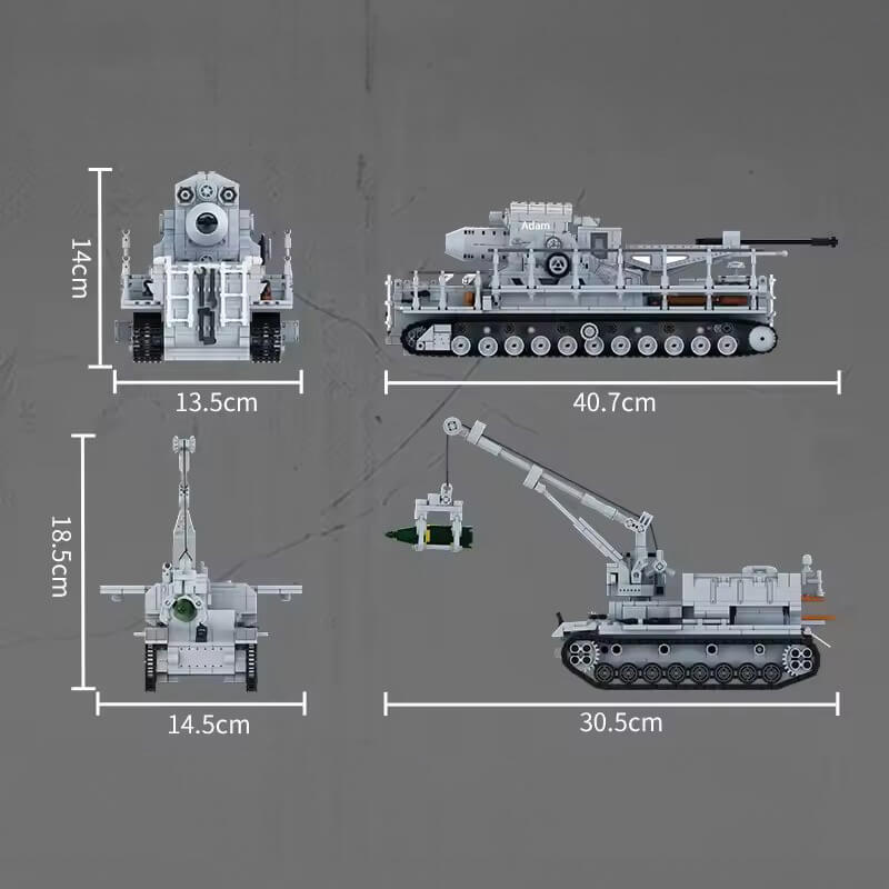 The Ultimate Karl Mortar 2874pcs