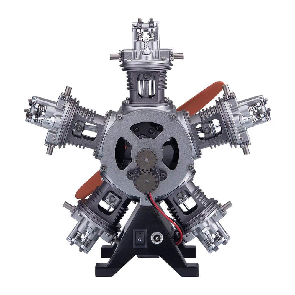 Radial Aircraft Engine - Metal Construction Set