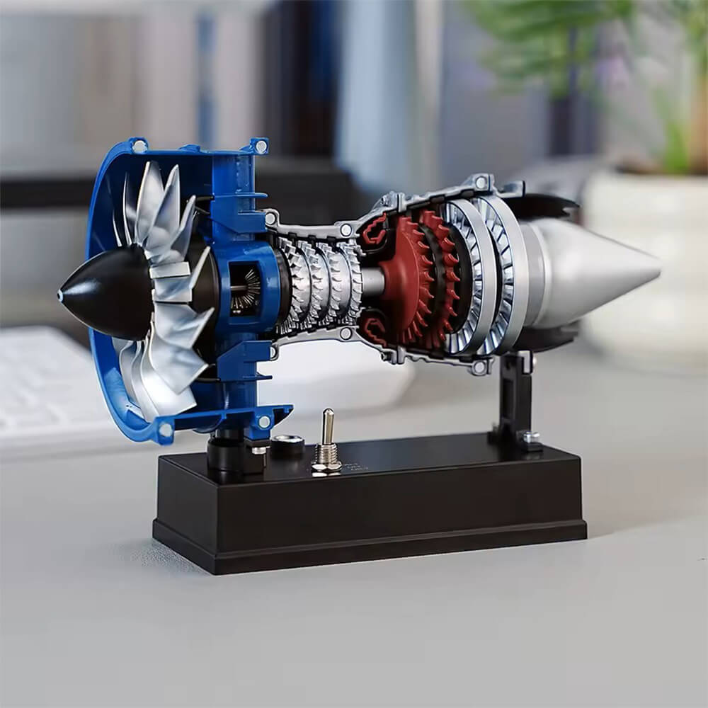 Compact Turbofan Engine - Metal Construction Set