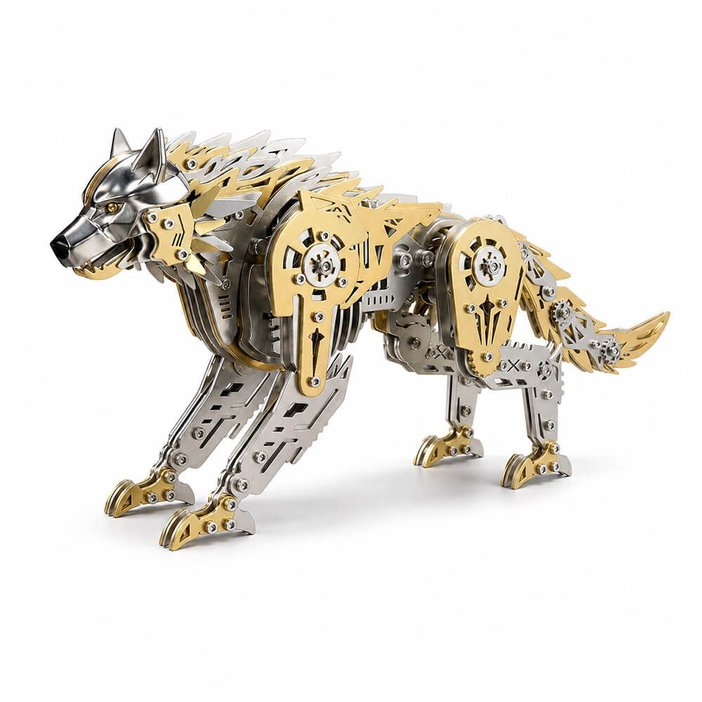 The Silverfang Wolf - Metal Construction Set