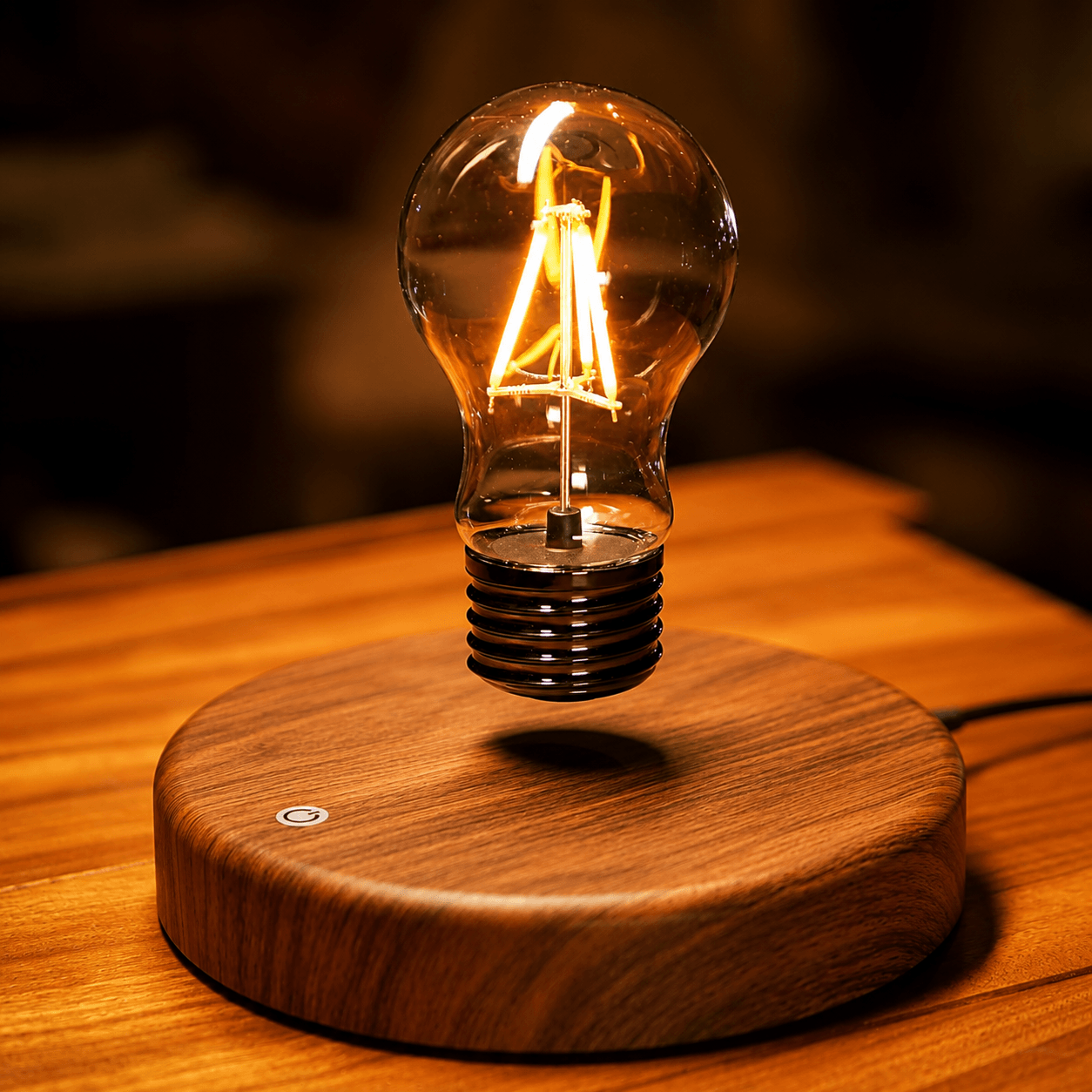 The Levitating Edison Lamp