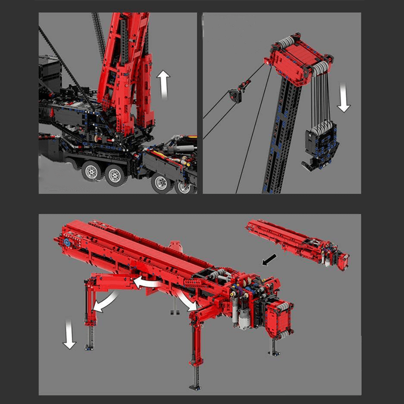 Red Edition Remote Controlled Crane 9176pcs – TheBlockZone