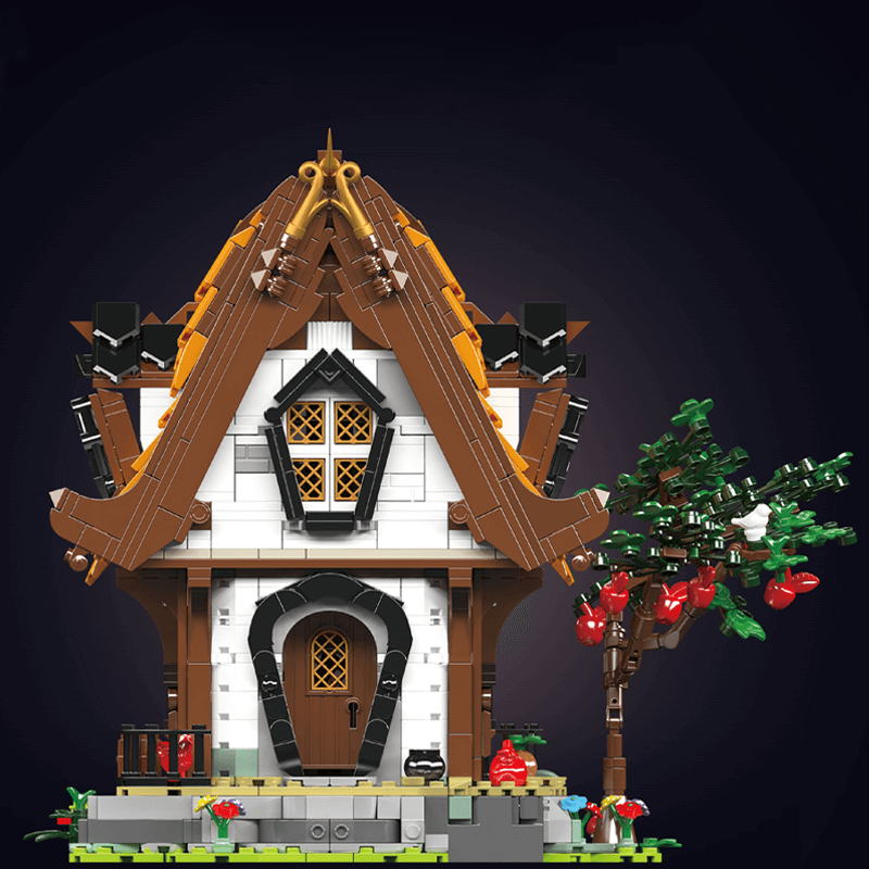 Medieval Wooden Cabin 2191pcs