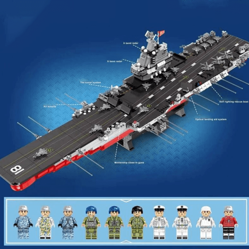 003 Aircraft Carrier 3017pcs