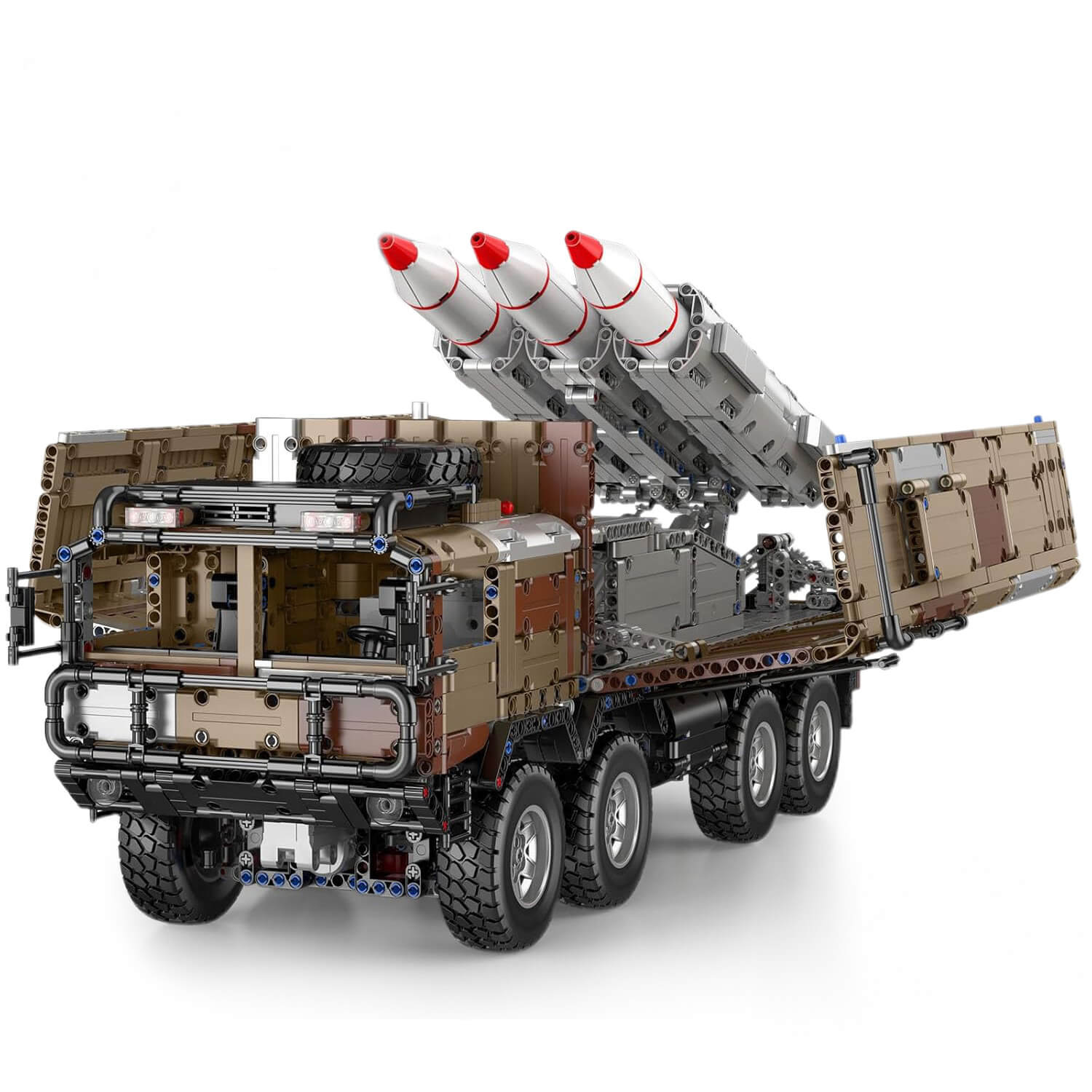 Desert Camo Missile Launcher Truck 3593pcs