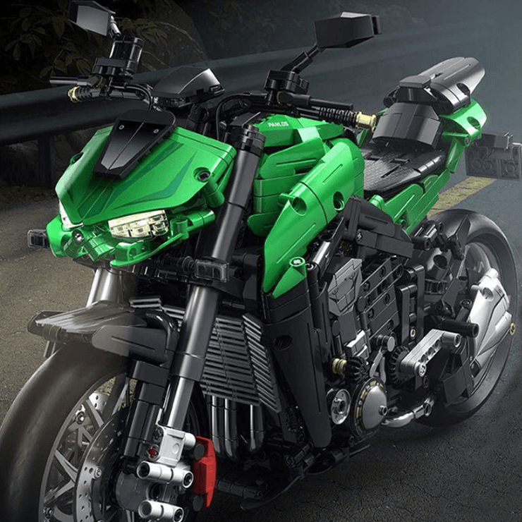 Green Samurai Motorcycle 2088pcs