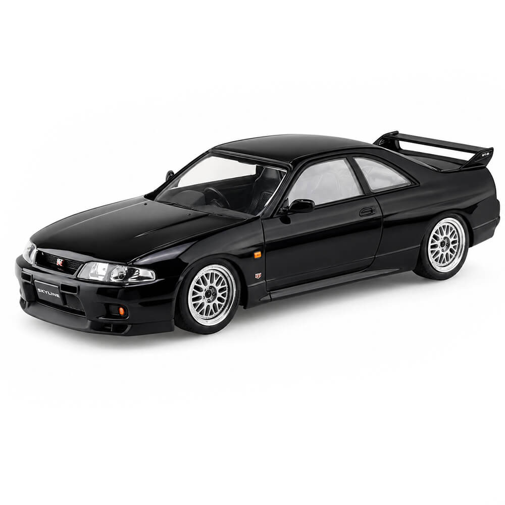 Metallic Black Nissan Skyline GT-R R33 1:32 Scale - Construction Set