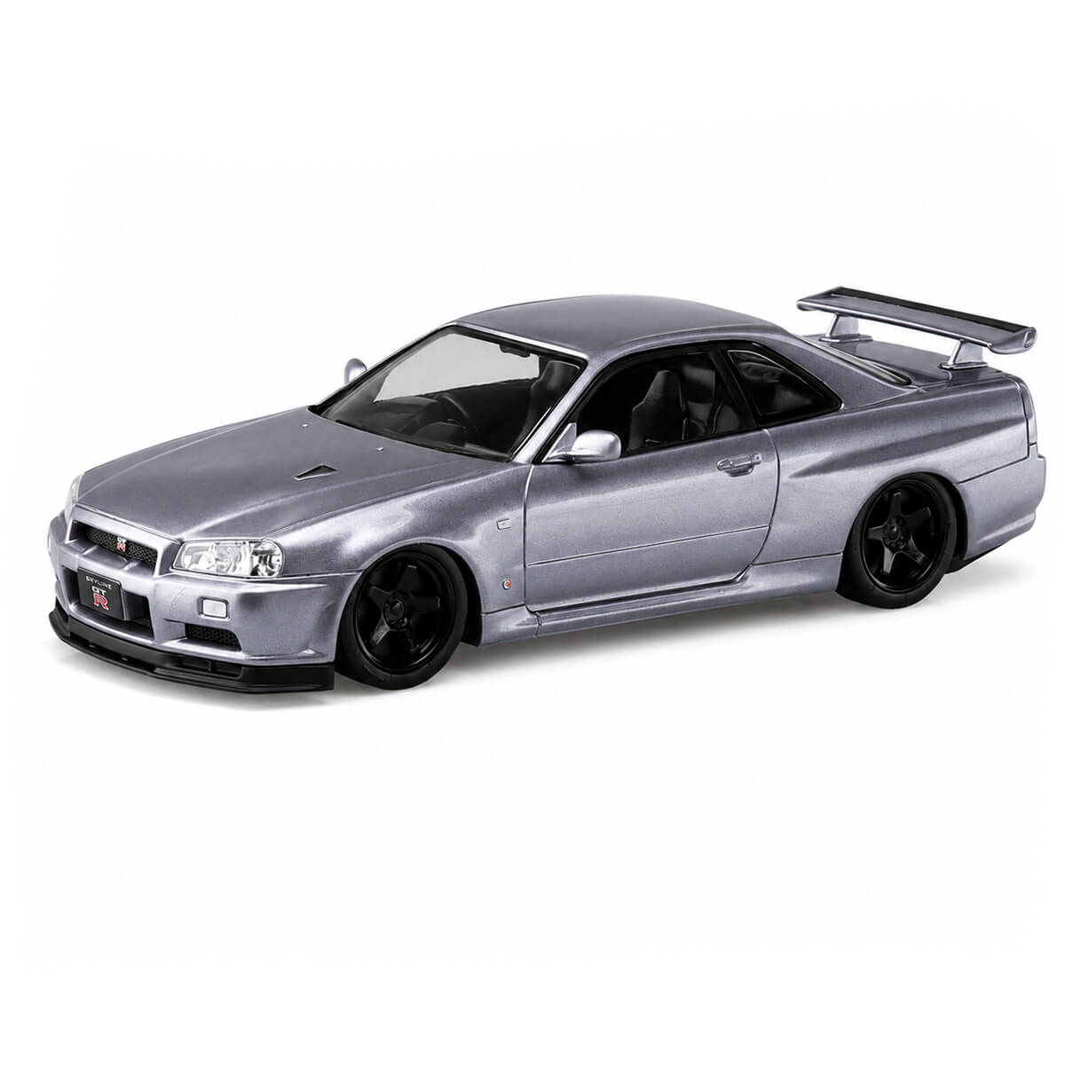 Athlete Silver Nissan Skyline GT-R R34 1:32 Scale - Construction Set
