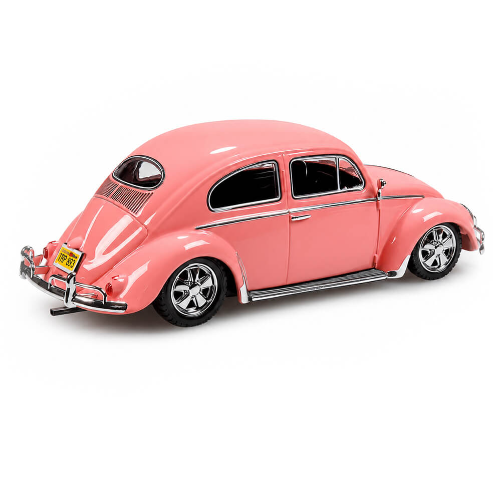 Tuned Coral Pink Volkswagen Beetle 1:32 Scale - Construction Set