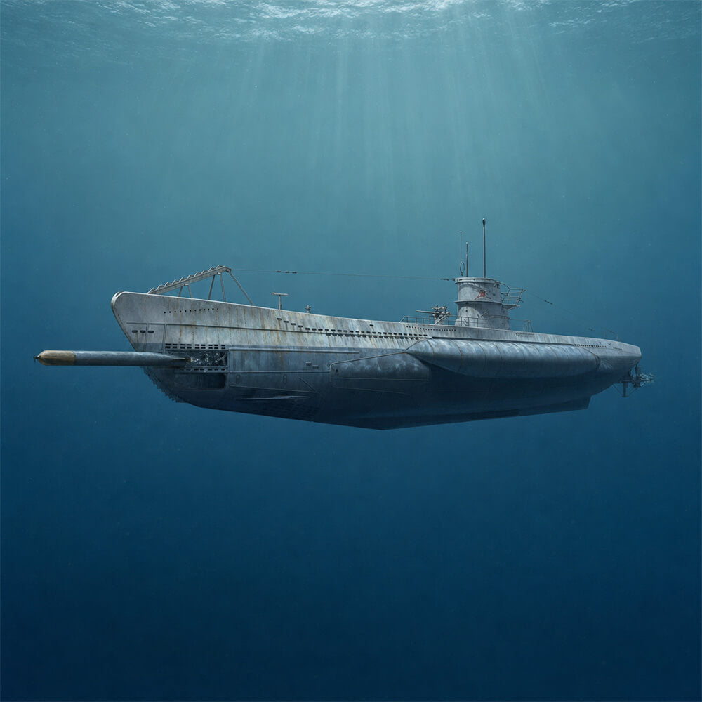 German Submarine U-96 1:144 Scale - Construction Set
