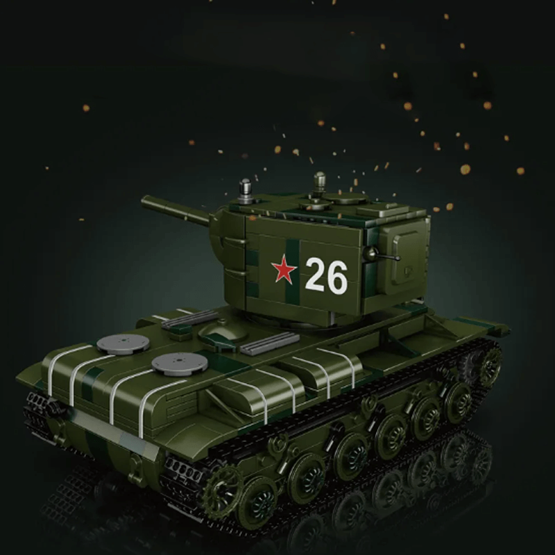 Remote controlled KV-2 tank 897pcs