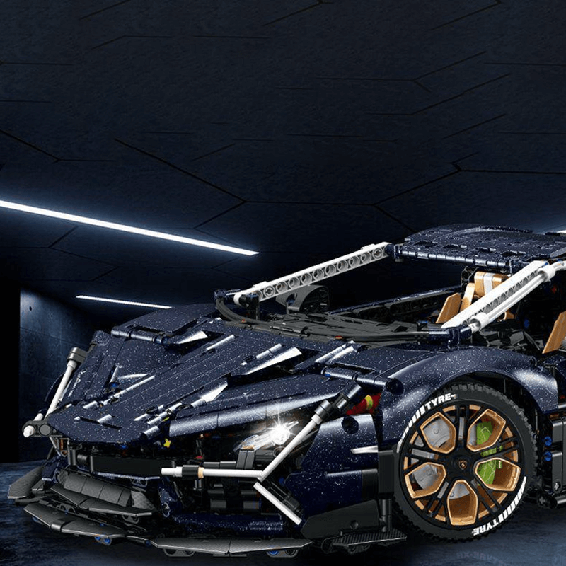 Limited Edition Flake Paint Supercar 4105pcs