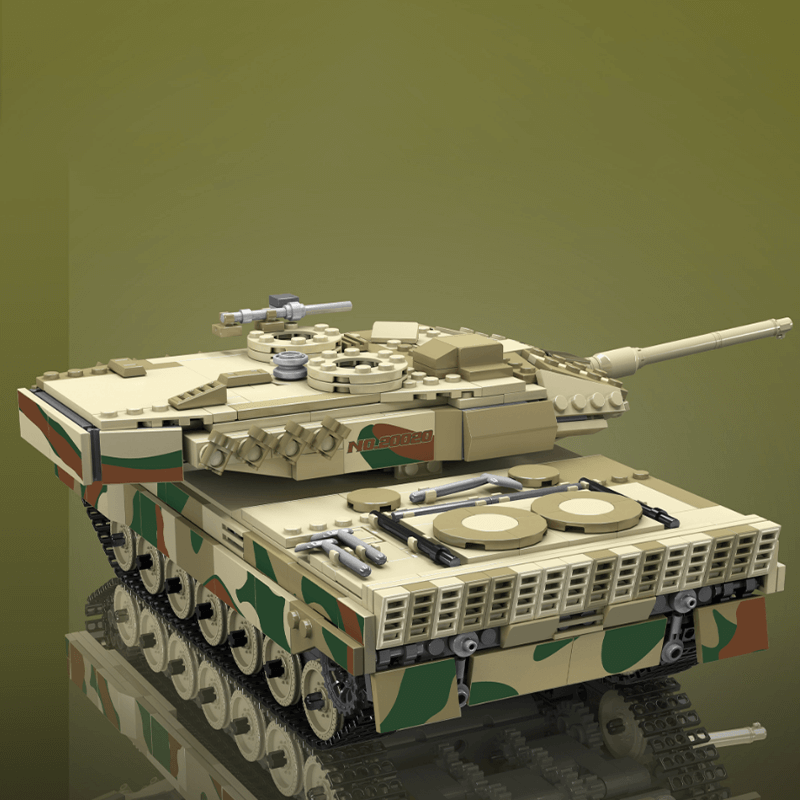 Remote Controlled Leopard Tank 1090pcs