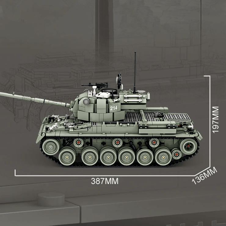M47 Patton Tank 1448pcs