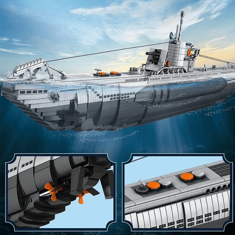 German U Boat 3986pcs