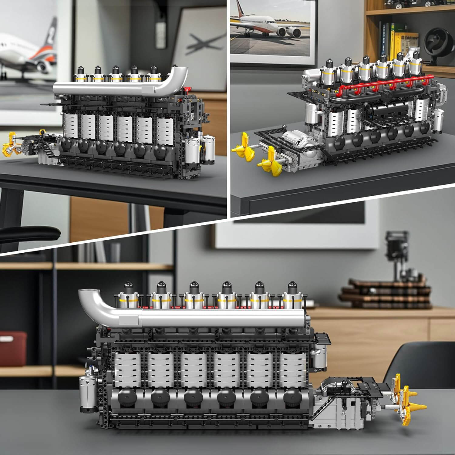 Dual Propeller Marine Diesel Engine 3221pcs