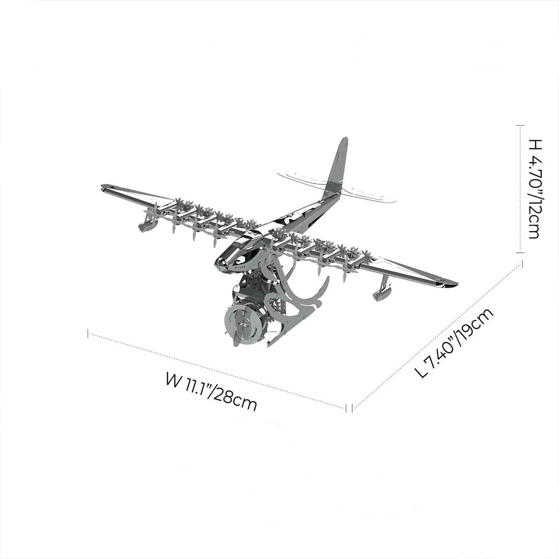 The Titan Hughes H-4 Sculpture - Metal Construction Set