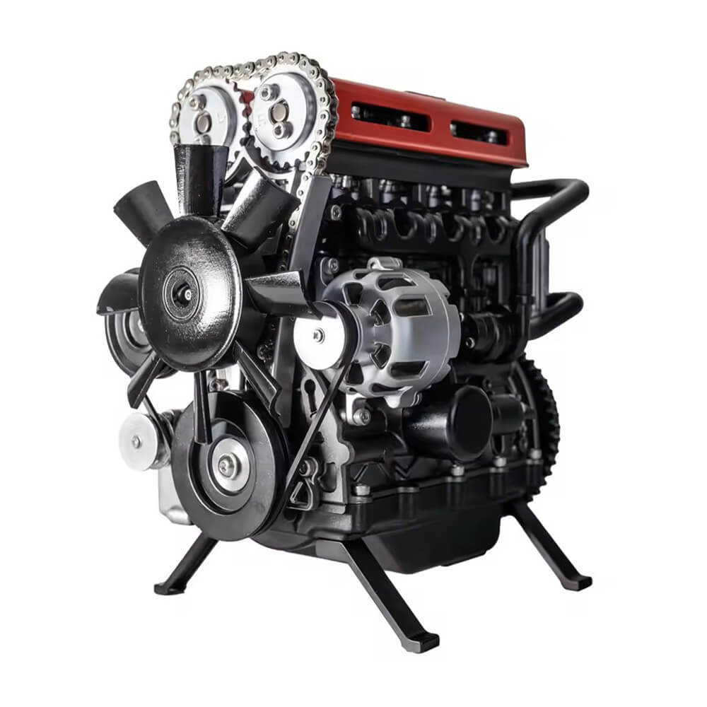 Classic Inline 4 Engine - Metal Construction Set