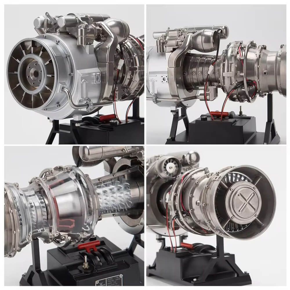 Helicopter Turboshaft Engine - Metal Construction Set
