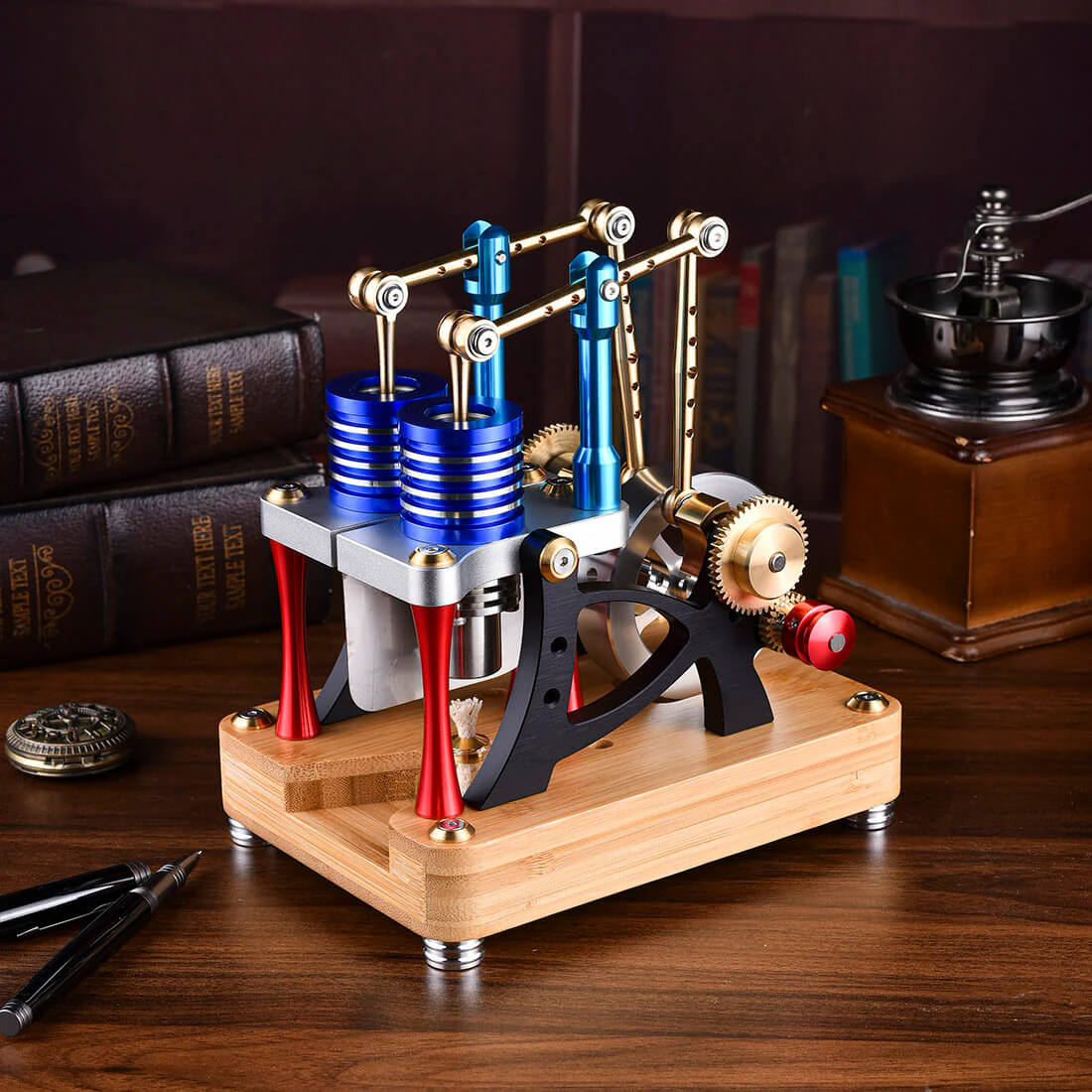 Walking Beam Stirling Engine - Metal Construction Set