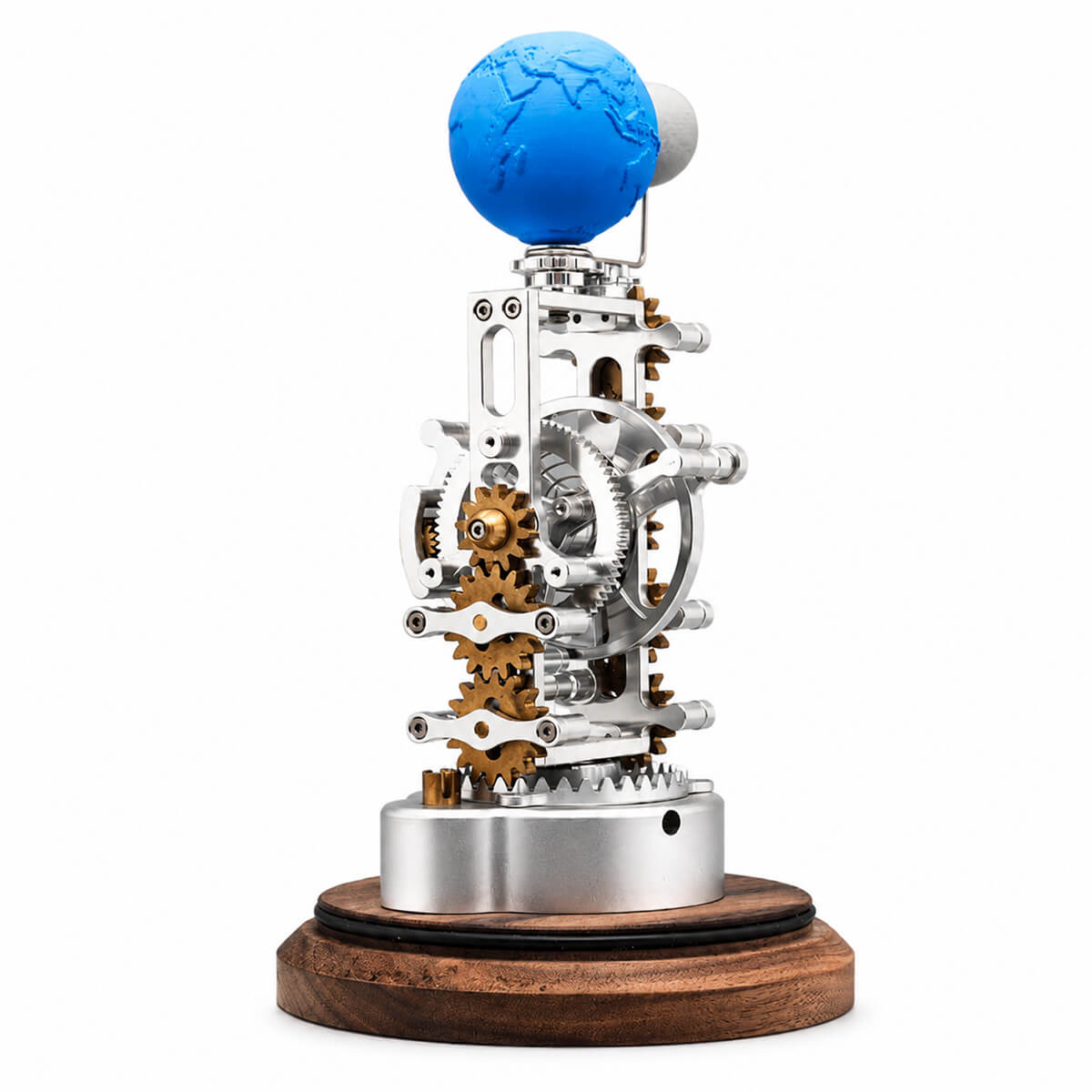 The Earth & Moon Clock - Metal Set