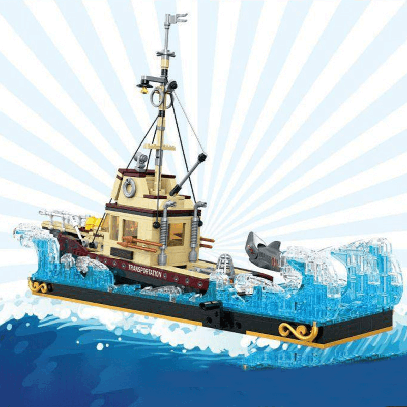 Ship at Sea Sculpture 1108pcs