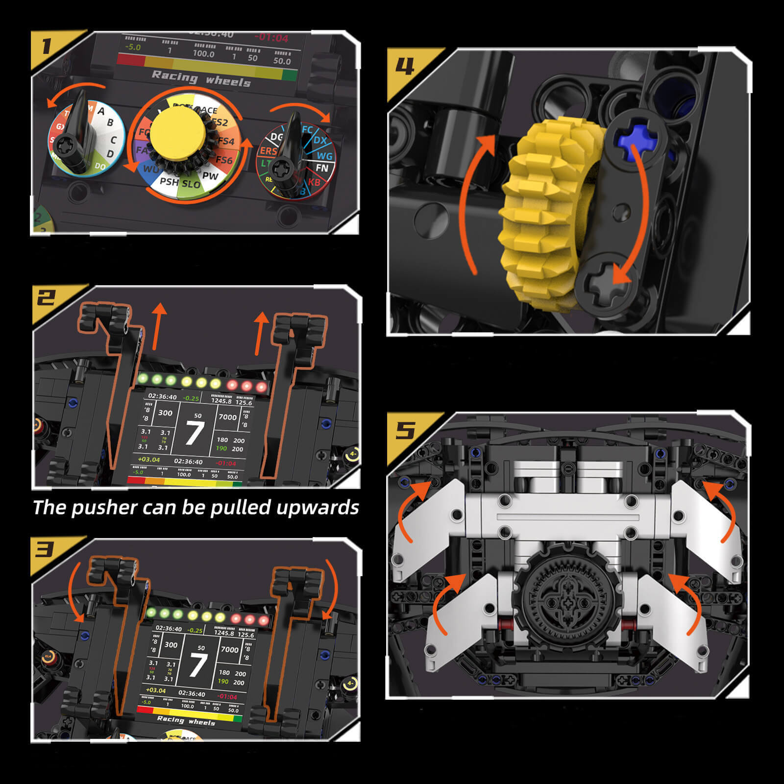 1:1 Grand Prix Steering Wheel 832pcs