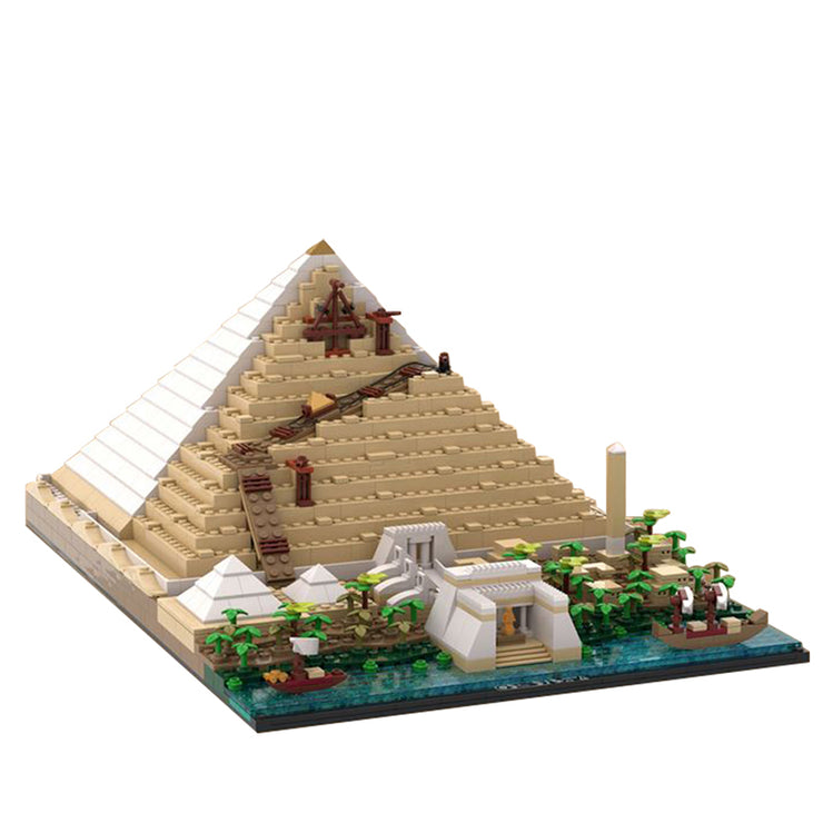 Building Of The Great Pyramid 1467pcs