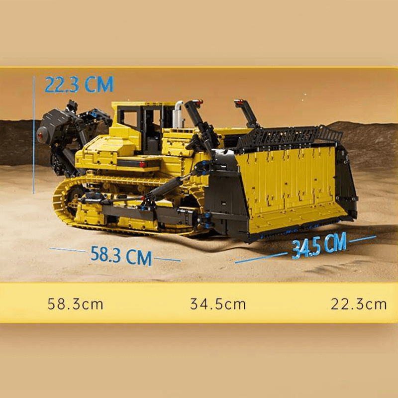 The Ultimate RC Bulldozer 3567pcs