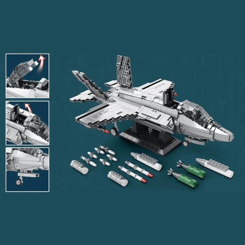 The Mega Fighter Jet Bundle 7846pcs