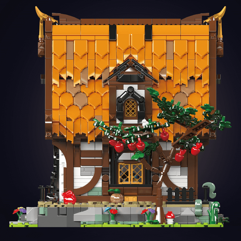 Medieval Wooden Cabin 2191pcs