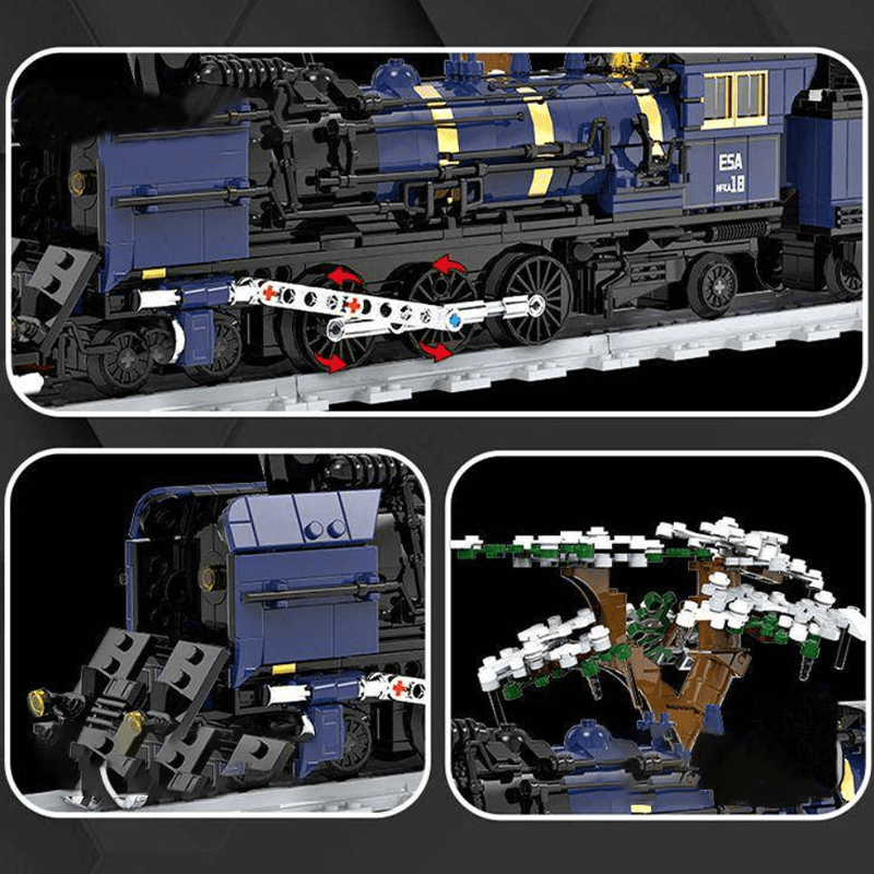 Oriental Steam Train 1051pcs