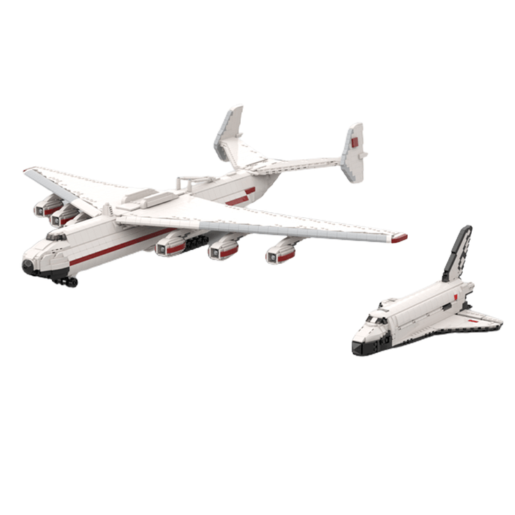 1:110 Buran with Antonov AN-225 Carrierplane 4176pcs