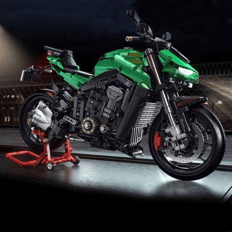 Green Samurai Motorcycle 2088pcs