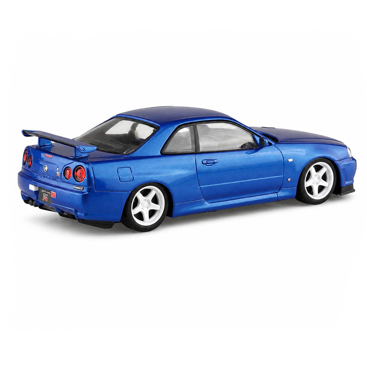 Bayside Blue Nissan Skyline GT-R R34 1:32 Scale - Construction Set