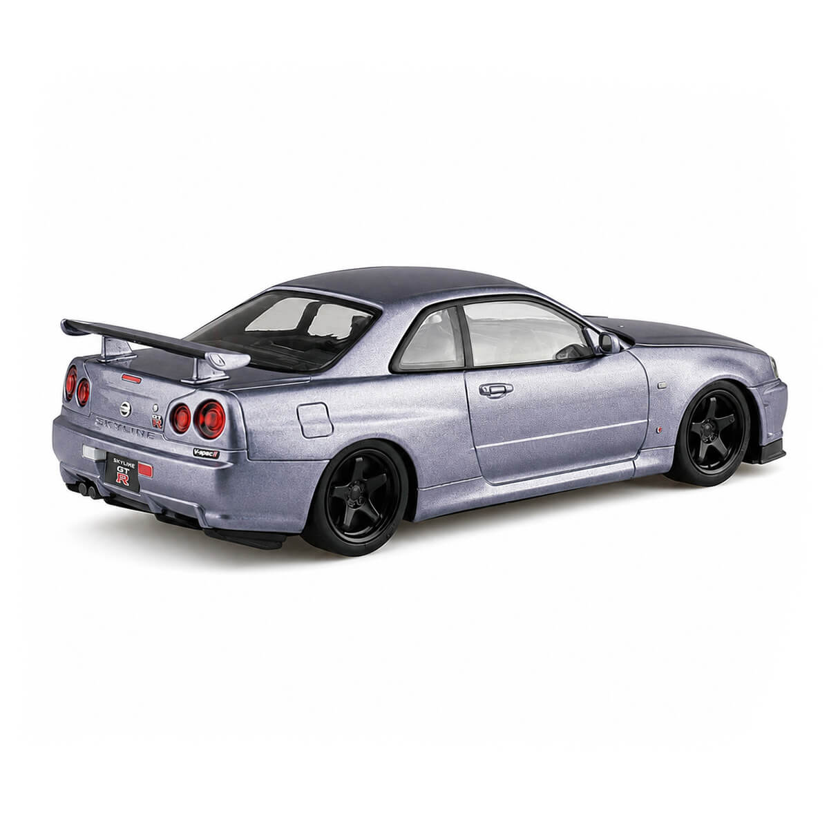 Athlete Silver Nissan Skyline GT-R R34 1:32 Scale - Construction Set