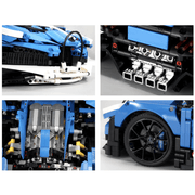 Blue Supercar 3858pcs
